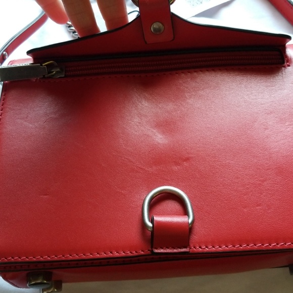 Rebecca Minkoff Red Flap Crossbody RED- NEW - Picture 3 of 4